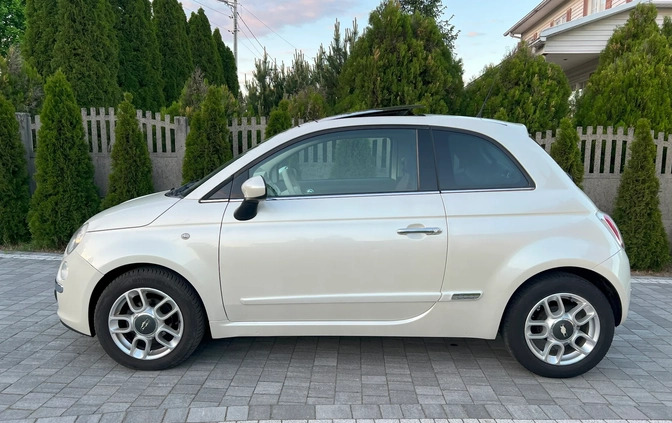 Fiat 500 cena 25900 przebieg: 130000, rok produkcji 2008 z Końskie małe 326